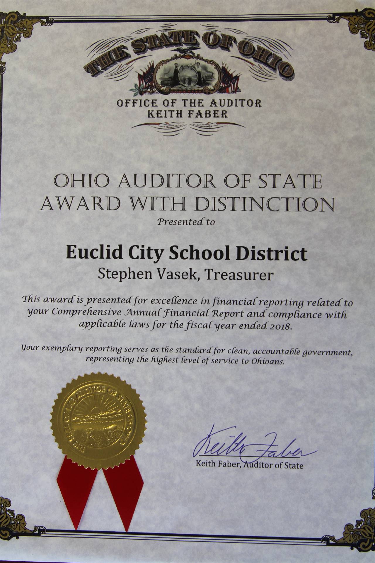 Finance Euclid City School District