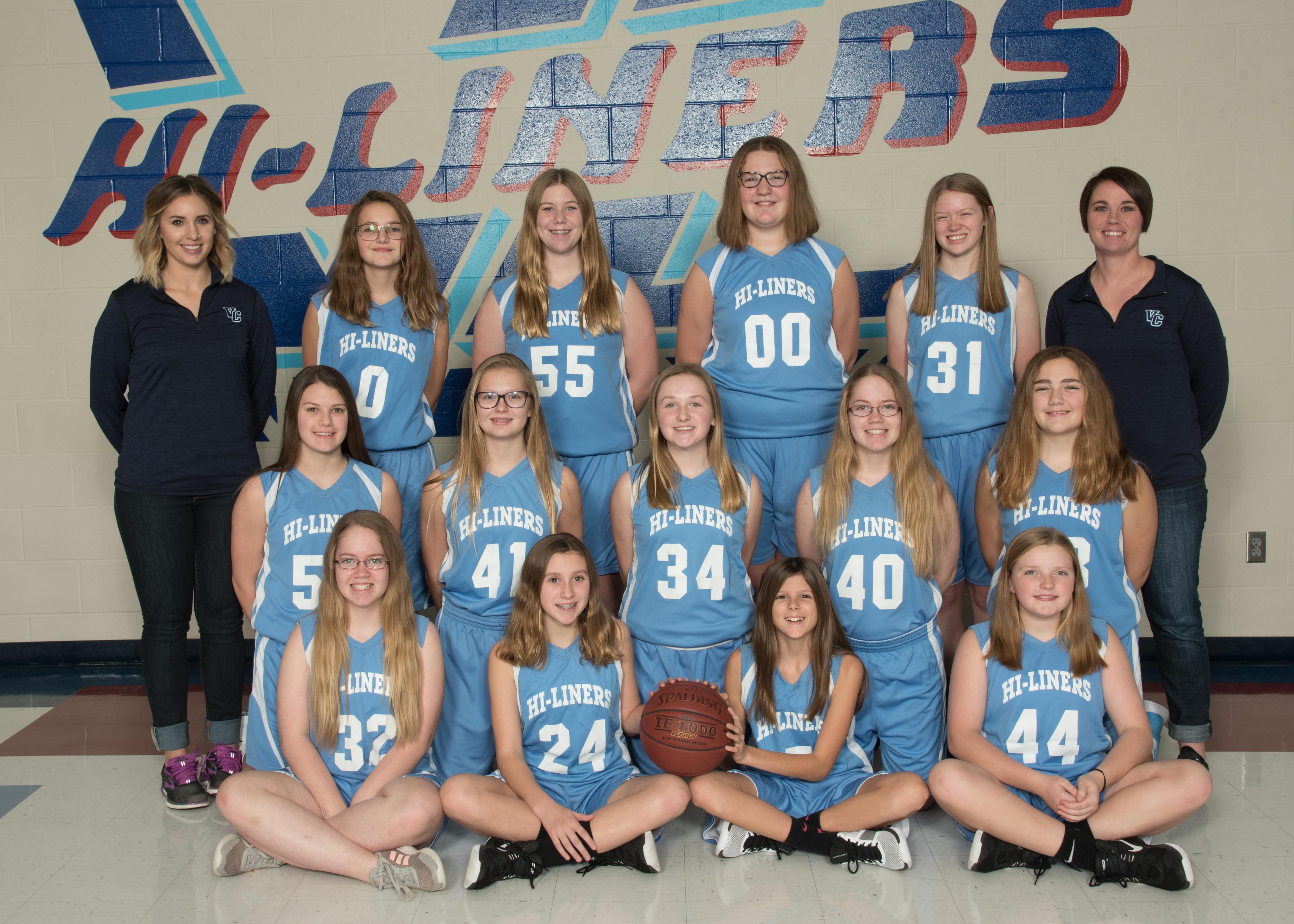 HiLiner 7th Grade Basketball Valley City Public School District