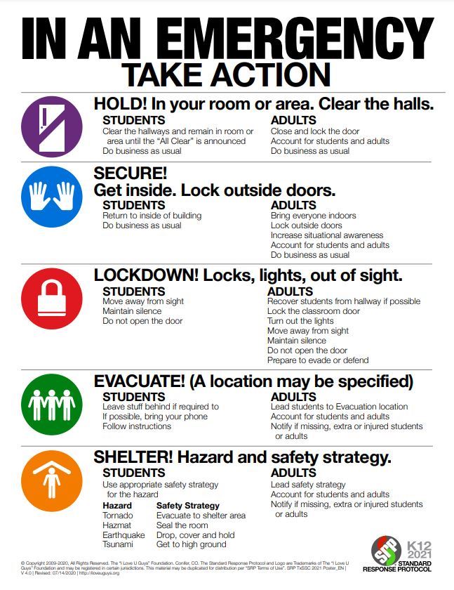 School Emergency Procedures LewisPalmer School District 38