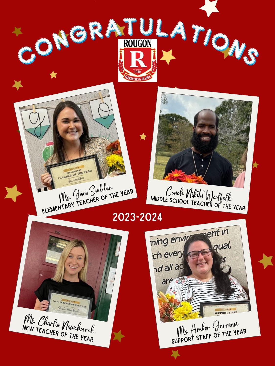 Employees Pointe Coupee Parish School System