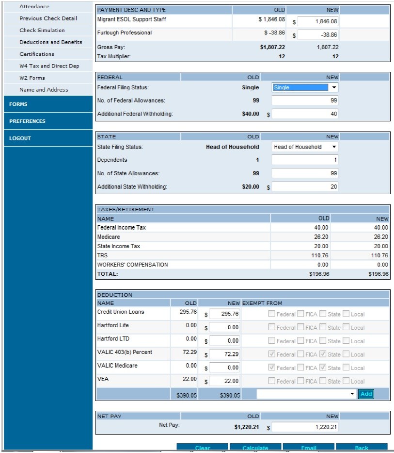 VCS Employee Portal Valdosta City Schools
