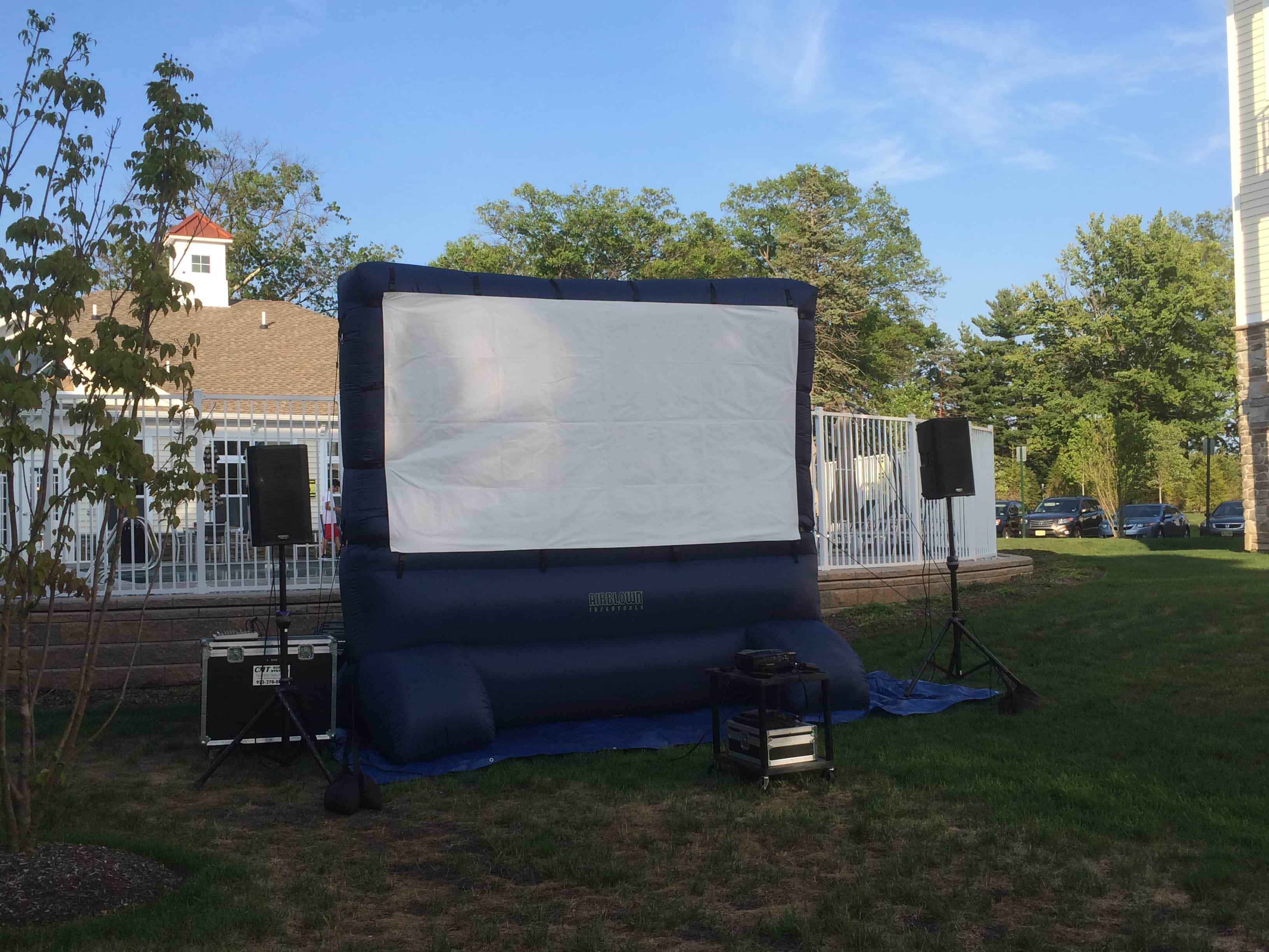 Inflatable Movie Screen Rentals in NJ CMT Sound Systems