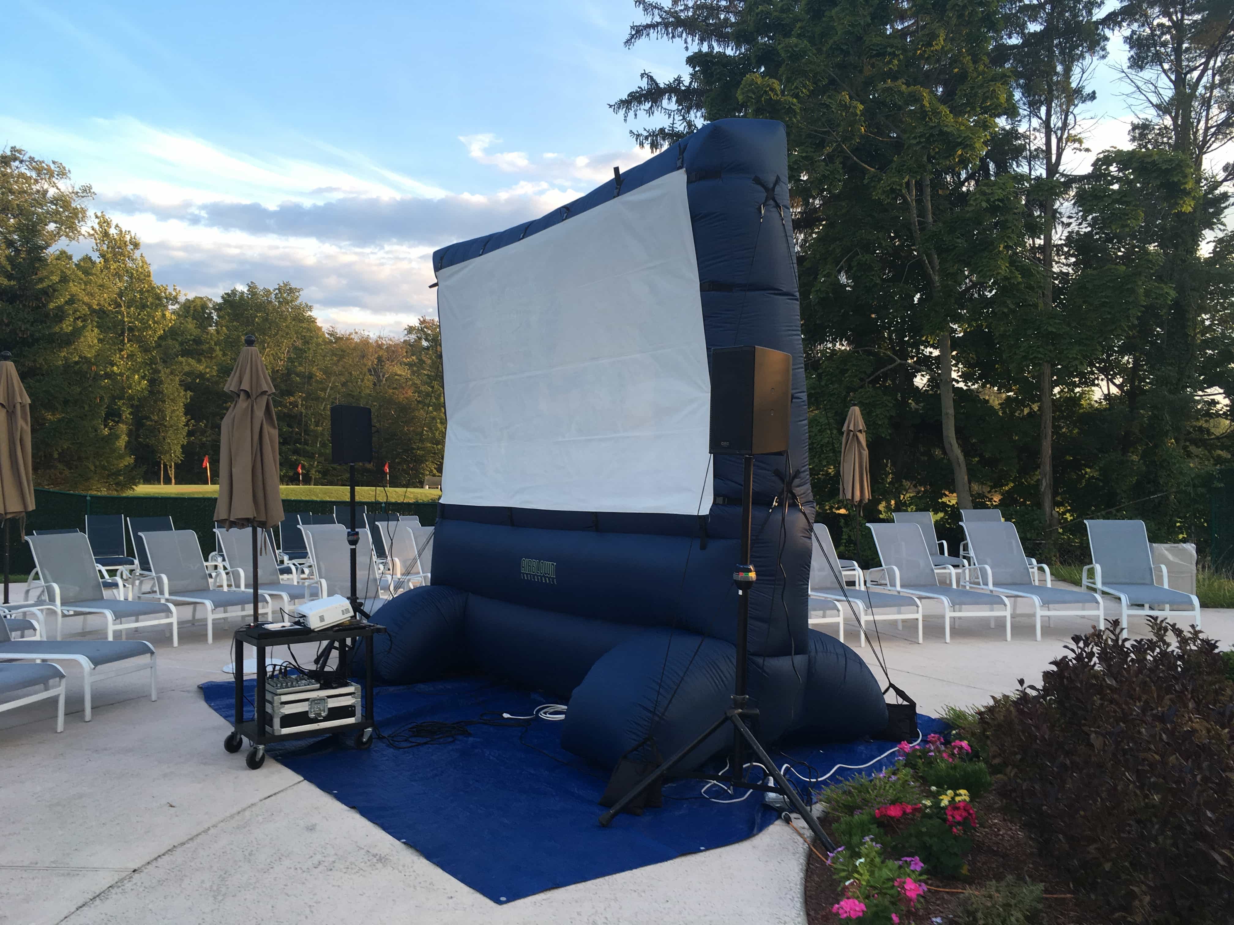 Outdoor Movie Screen Rentals CMT Sound Systems