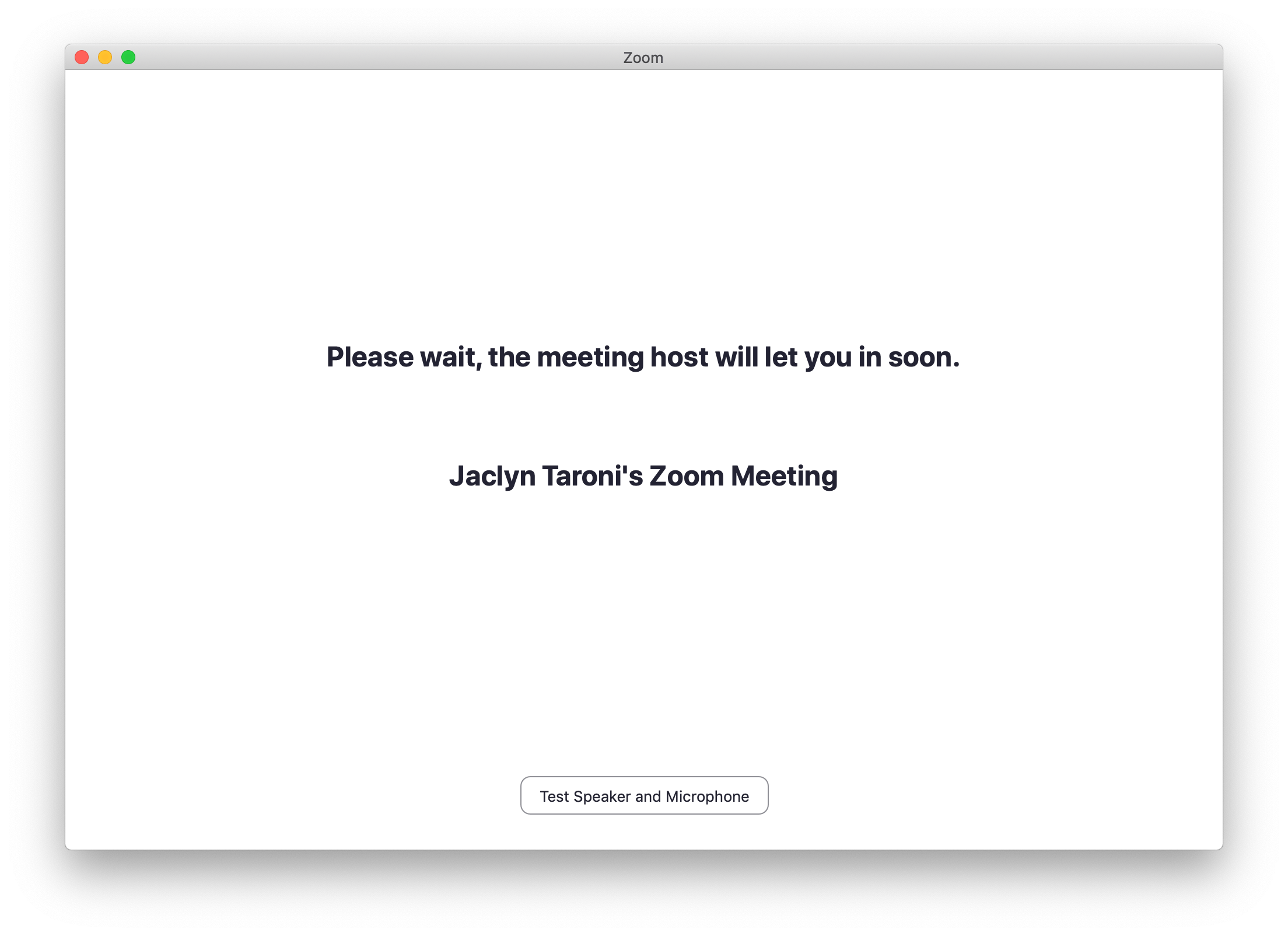 Zoom Procedures for CCDL Virtual CCDL Virtual