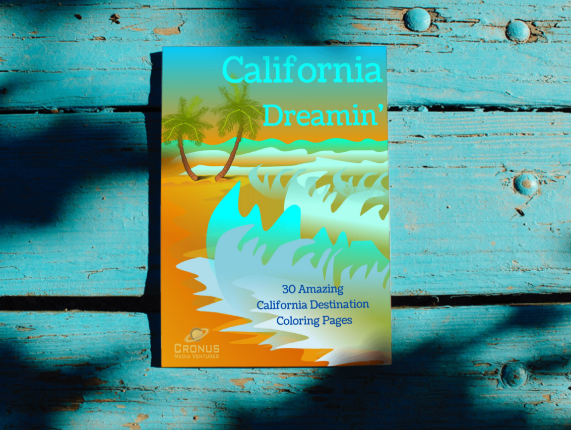 California Dreamin' Downloadable Coloring Book Cronus Media Ventures