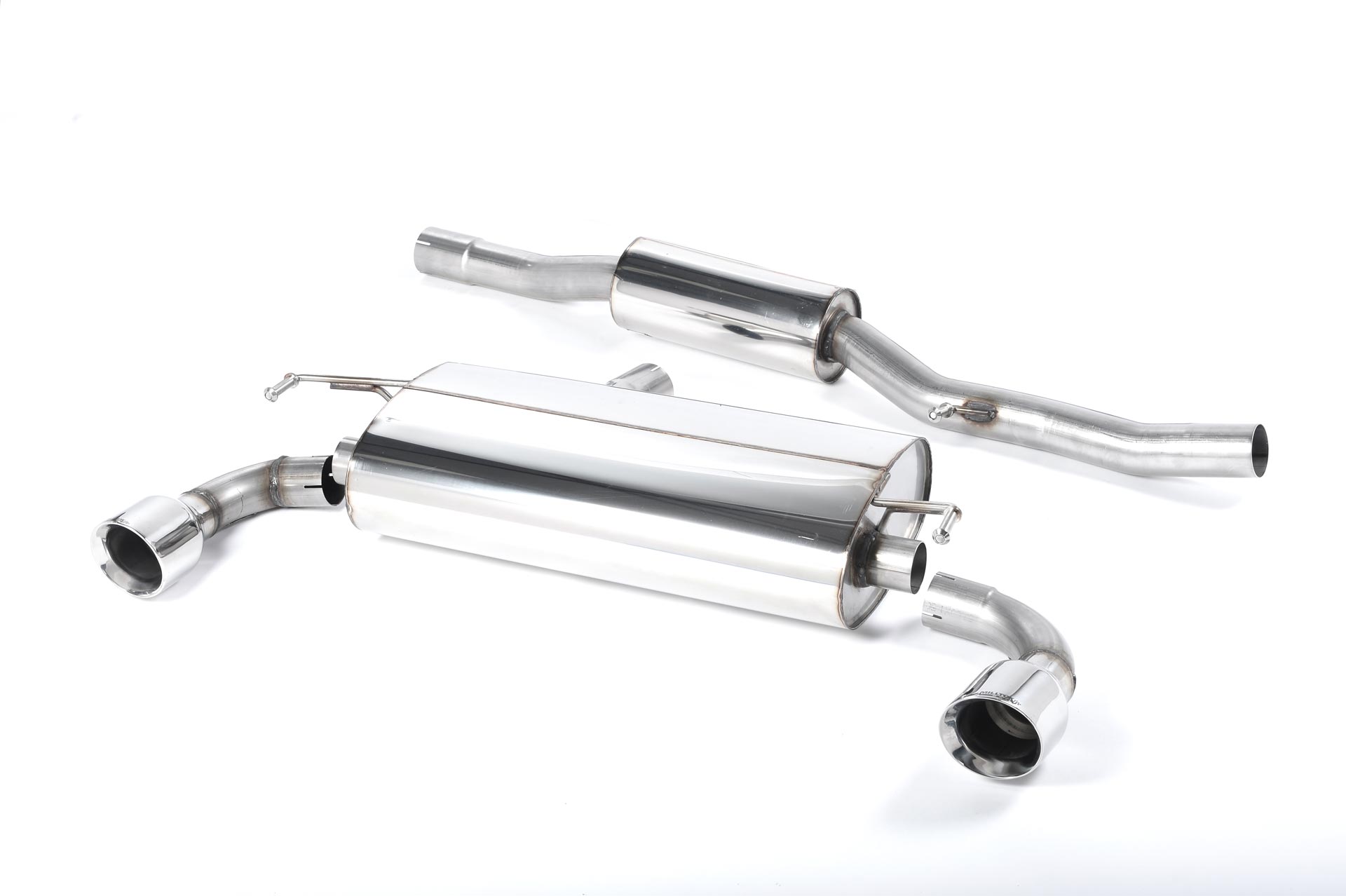 MILLTEK Cat Back Exhaust System SSXVW137 Volkswagen Golf Mk4 R32 3.2 V6