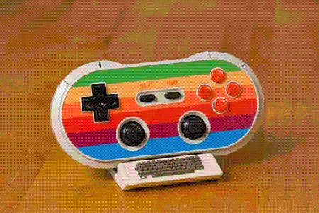 彩虹重現－8Bitdo 打造復古風格無線遊戲手柄