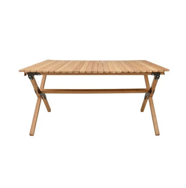 Outdoor Camping Bamboo Folding Table เต็นท์หลังคารถ rooftoptent กล่อง