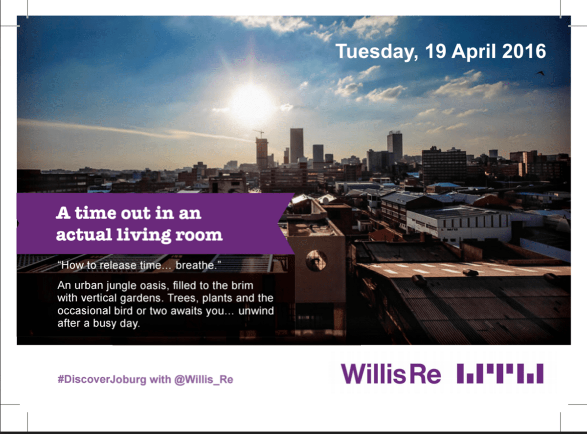 DiscoverJoburg with Willis Re CN&CO