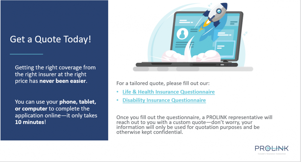 Prolink Life Health Benefits Canadian National Association of Real