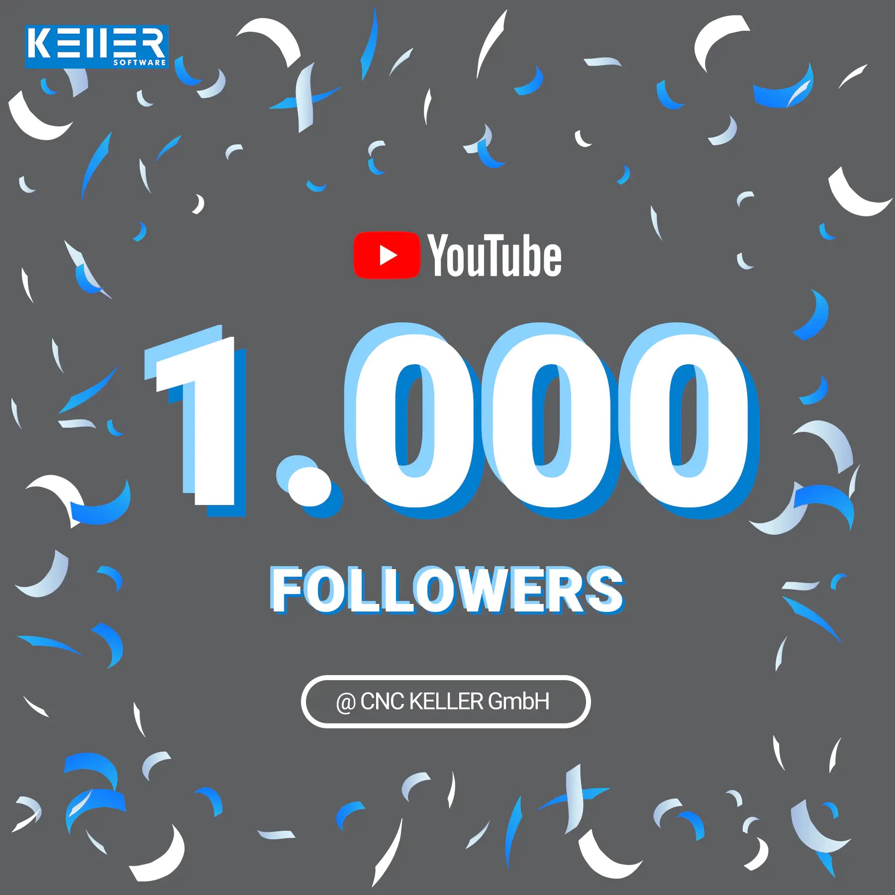 1000 Followers auf YouTube Meilenstein erreicht SYMplus™ by KELLER