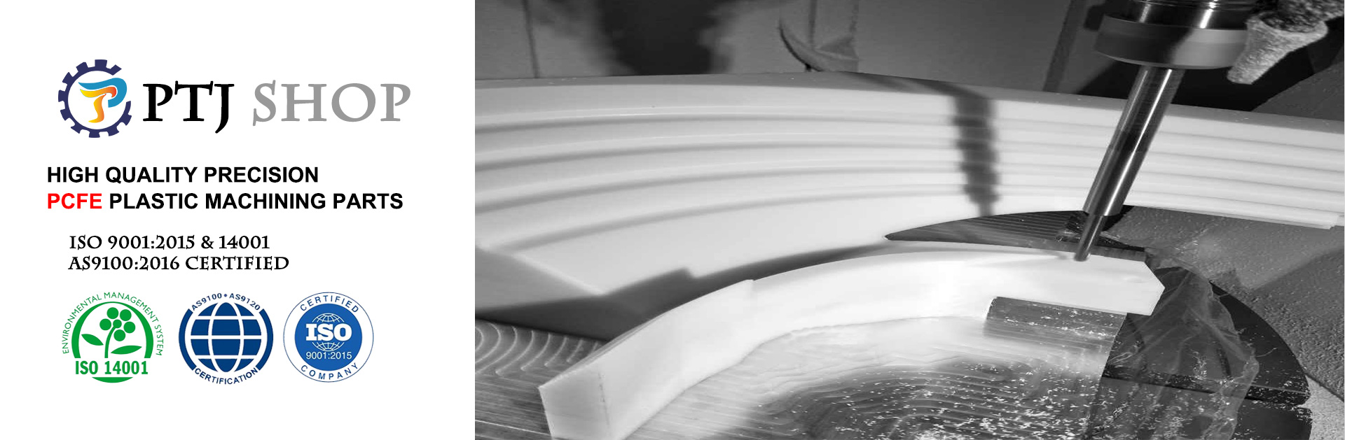 PTFE Machining Teflon Machined Services PTJ Shop
