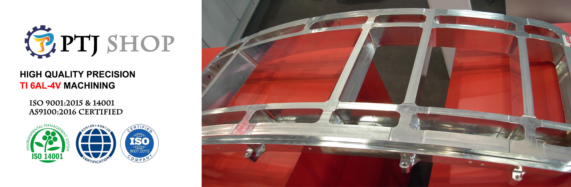 Ti 6Al4V Titanium Alloy Quality Machined Parts & Services PTJ Shop