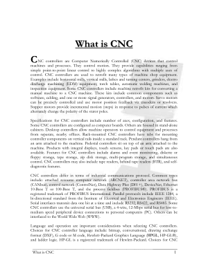 What is CNC pdf - CNC Manual