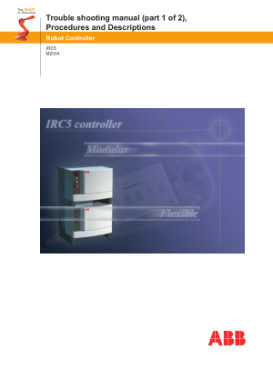 ABB IRC5 Controller TroubleShooting Manual Part1 pdf - CNC Manual