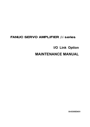 Fanuc Servo Amplifier Unit Manuals User Guides - CNC Manual