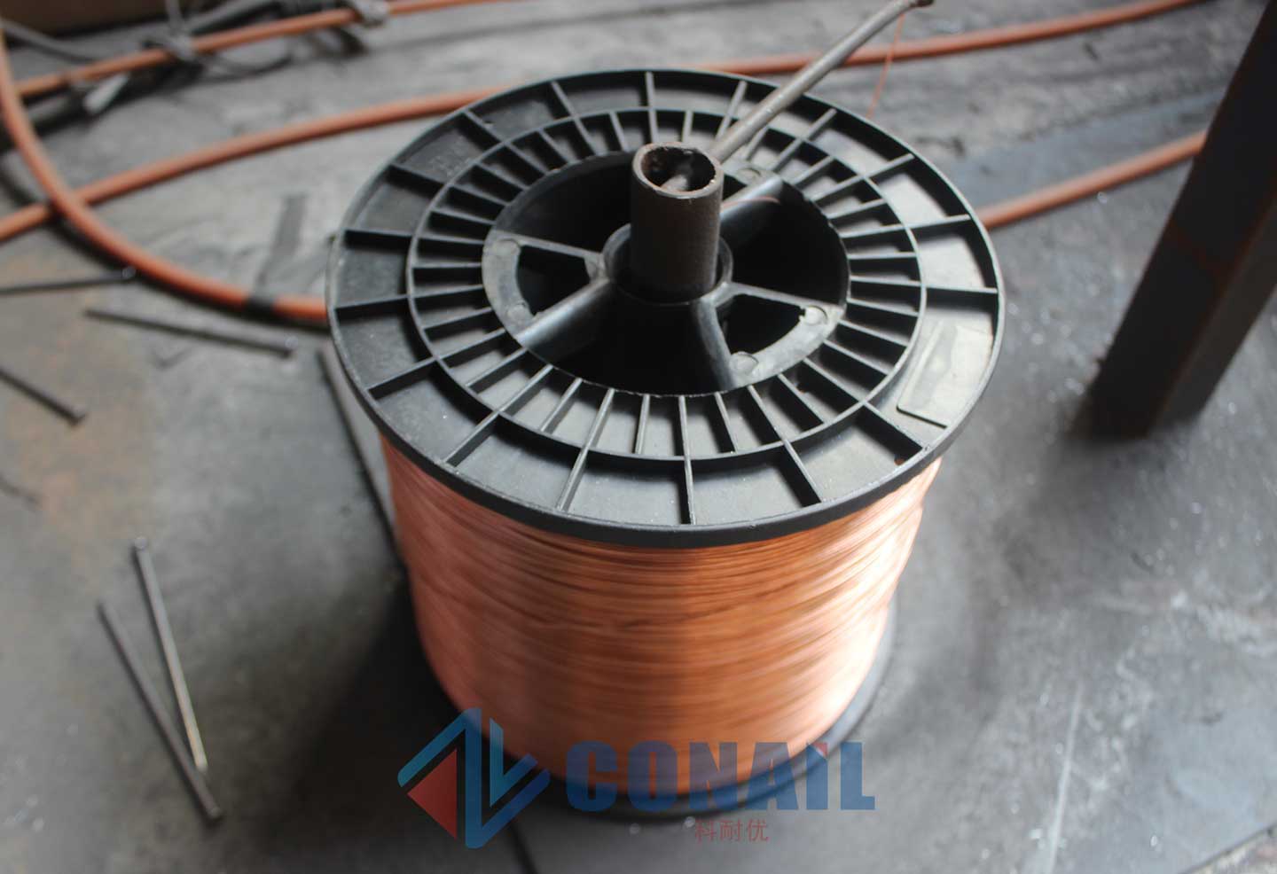 Copper Coated Coil Nail Welding Wire Conail Machine