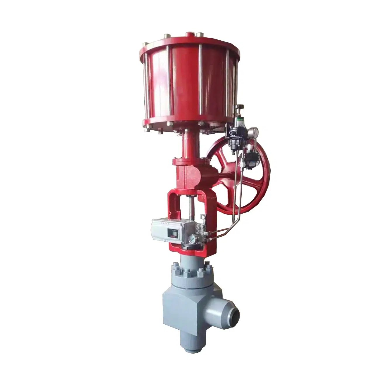 Pneumatic Angle Type Control Valve THINKTANK