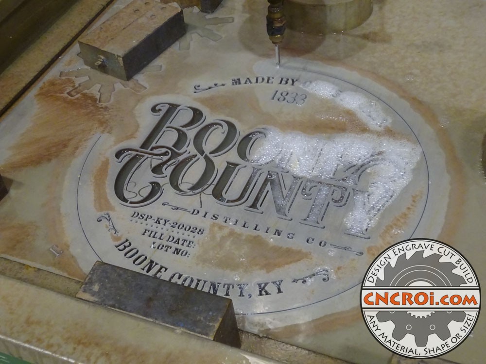Custom Metal Barrel Stencil
