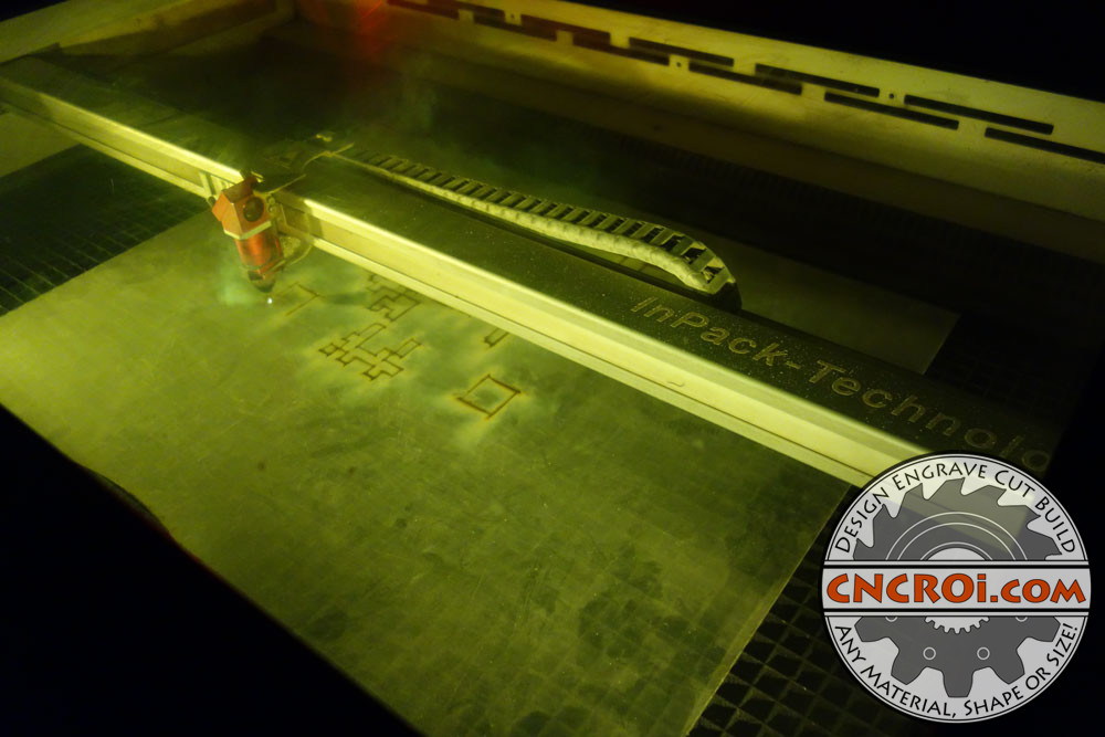 Custom QR Code Stencil Polycarbonate