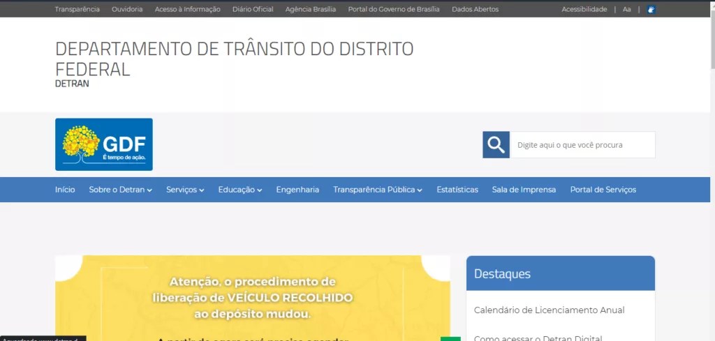 Leilões Realizados ou em Andamento – Departamento de.