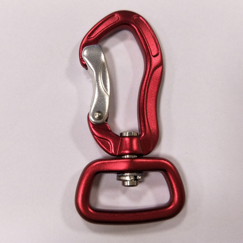 25mm caribener clips with swivel eye for dog leash