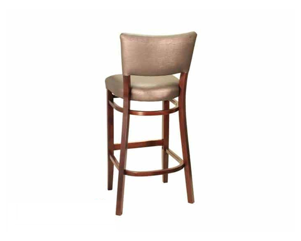 Upholstered Back Bar Stool Custom Restaurant and Hospitality