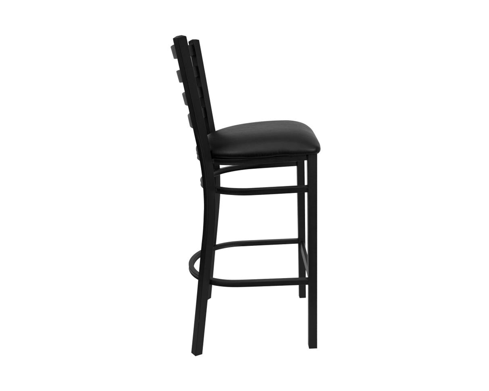 Metal Ladder Back Bar Stool Custom Restaurant and Hospitality