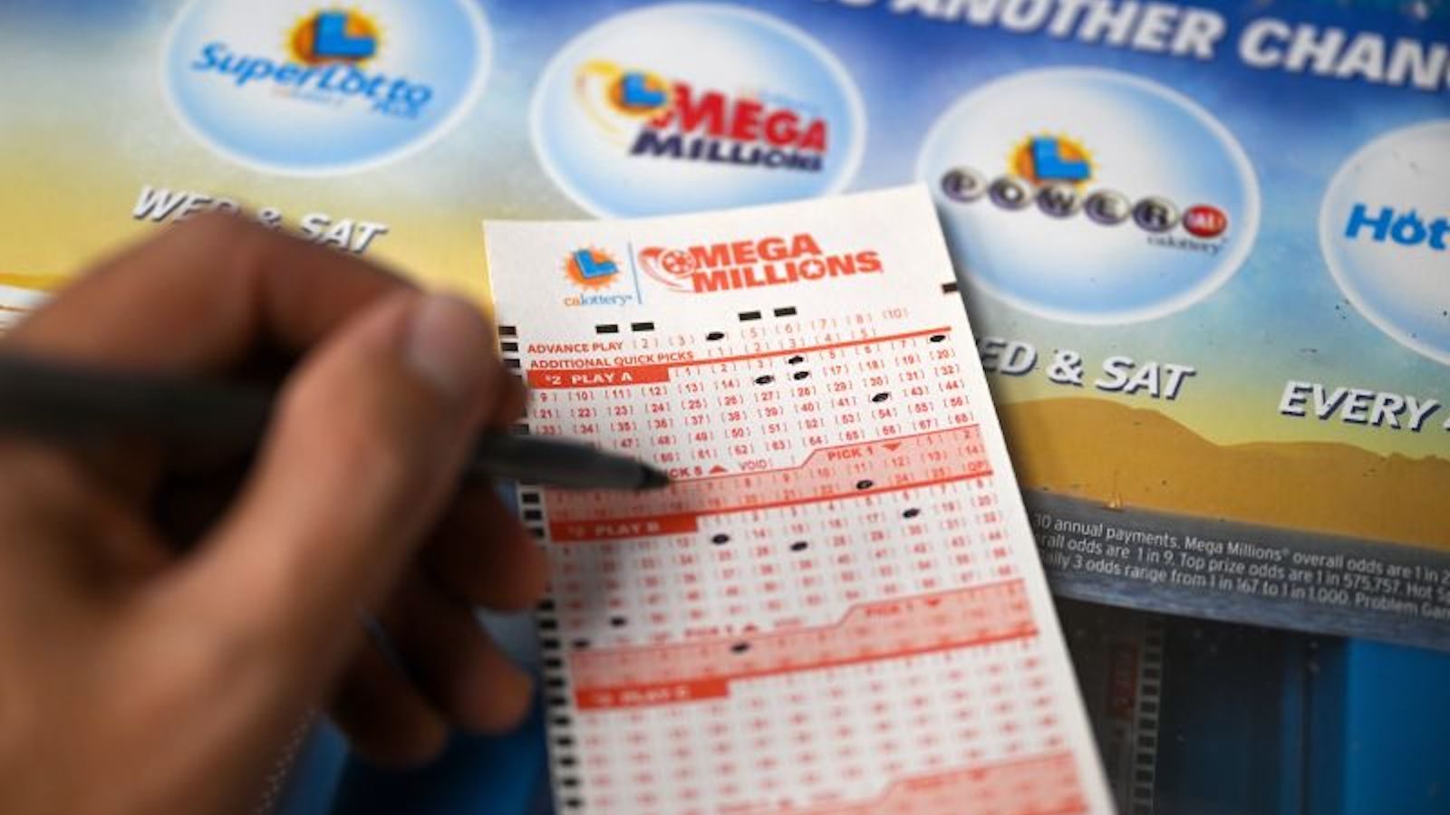 No hubo ganador del premio mayor de Mega Millions, el premio ahora es