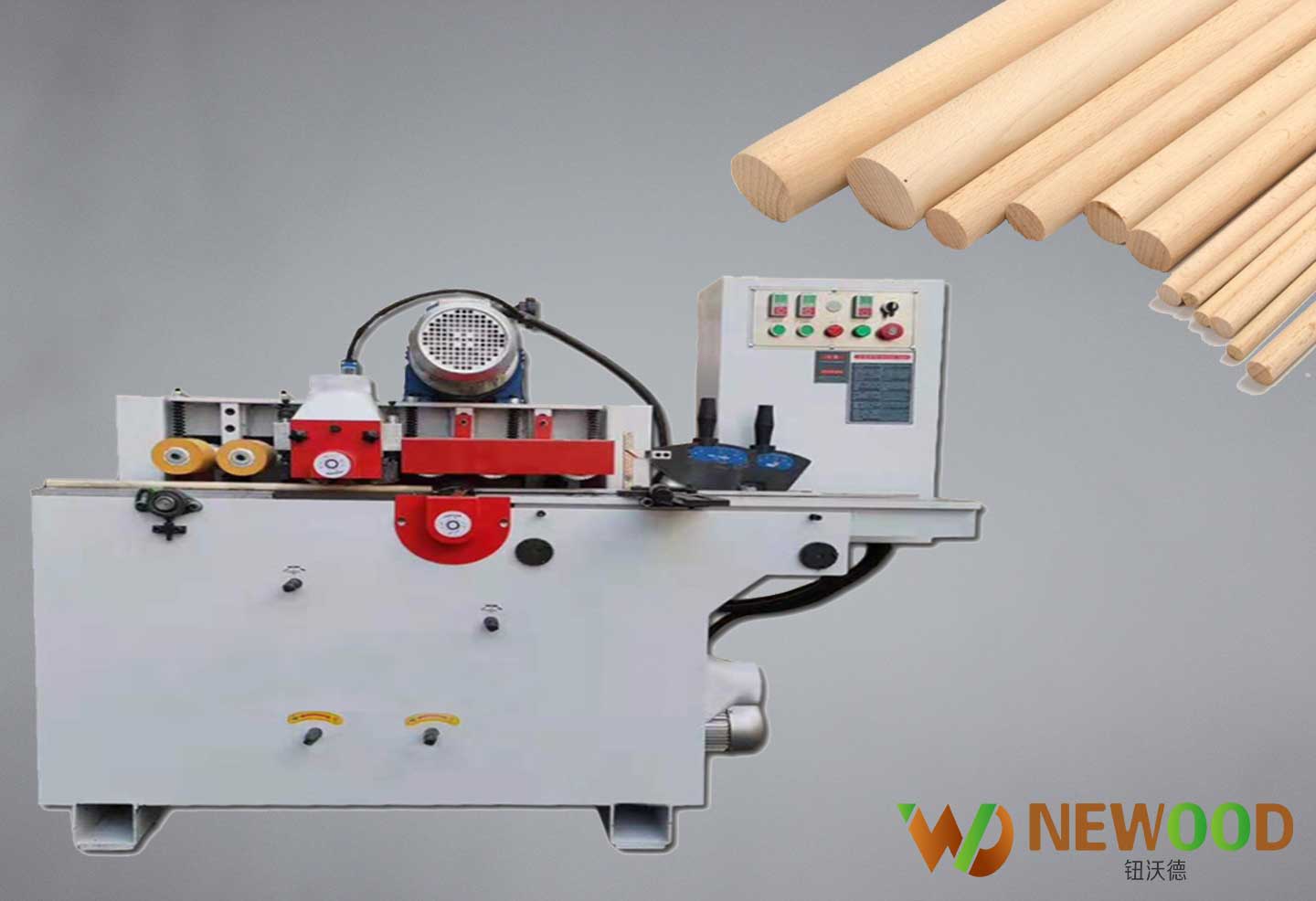 Multiple Type Wooden Round Stick Forming Machine Newood