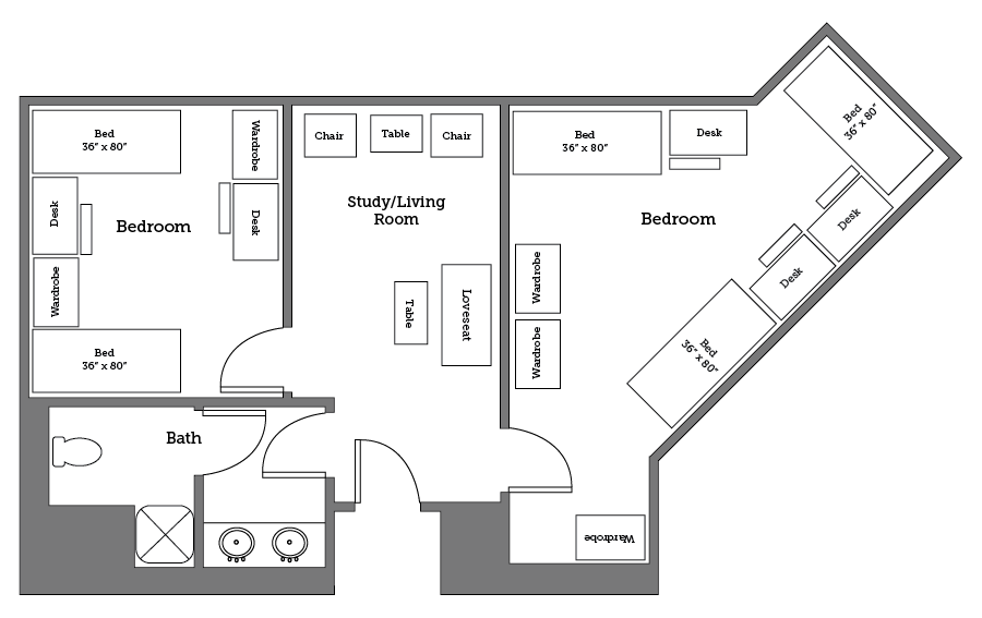 Zafran House Cnu James River Hall Floor Plan / Enhancing The Student