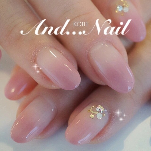 白川麻里★神戸アンドネイルさんのピンク,グラデーション,ハンド,オフィス,ジェルネイル,お客様ネイル♪[763707]｜ネイルブック
