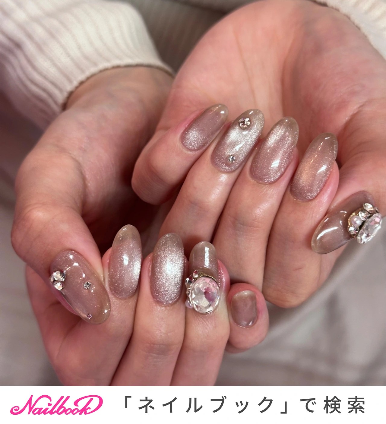 手が綺麗に見えるネイル/春/オールシーズン/ブライダル/ハンド muumuu_nailのネイルデザイン[No.8734052]｜ネイルブック