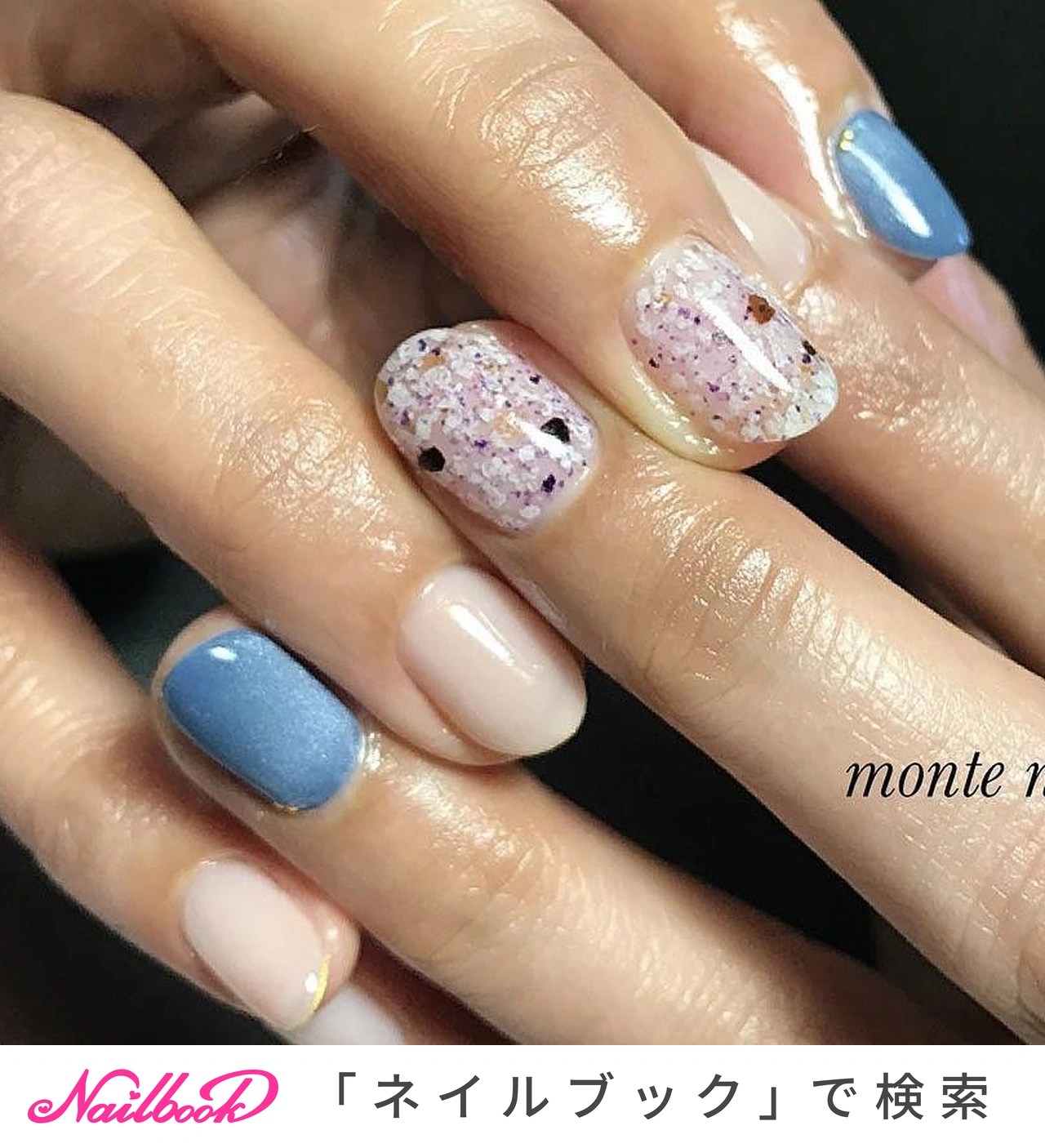 春/夏/リゾート/ハンド/ワンカラー monte_nailのネイルデザイン[No.2022188]｜ネイルブック