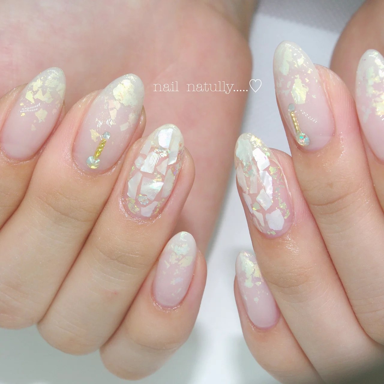 乳白色ネイル 261216乳白色ネイル 比較