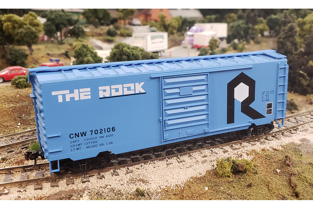 CNW ex Rock Island 40′ Boxcar Chicago & North Western Historical Society