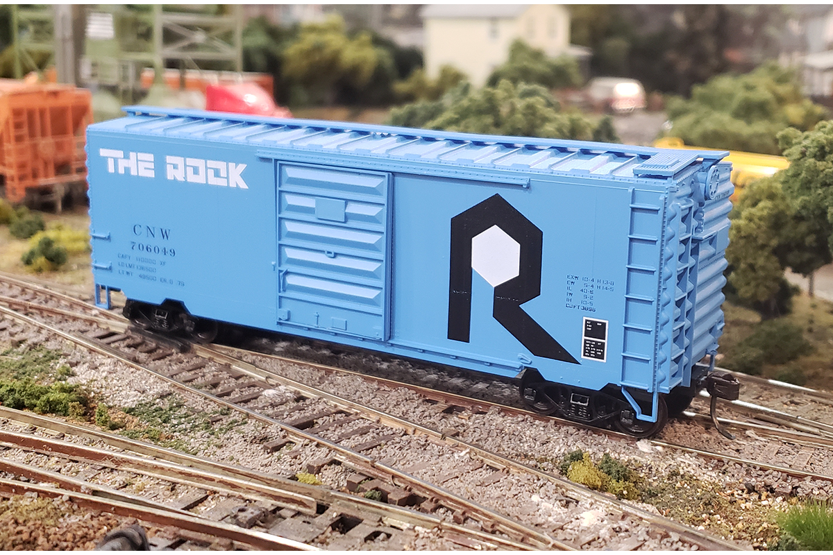 CNW ex Rock Island 40′ Boxcar Chicago & North Western Historical Society