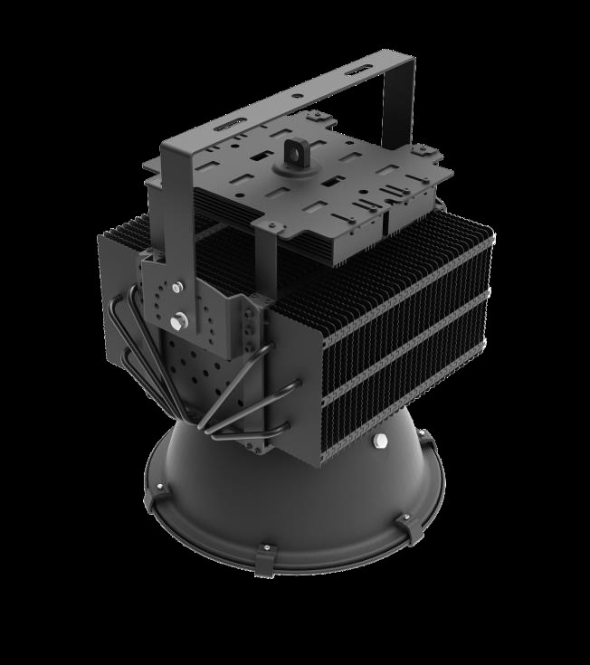 LED Stadium Light Fixture Green Team Lighting