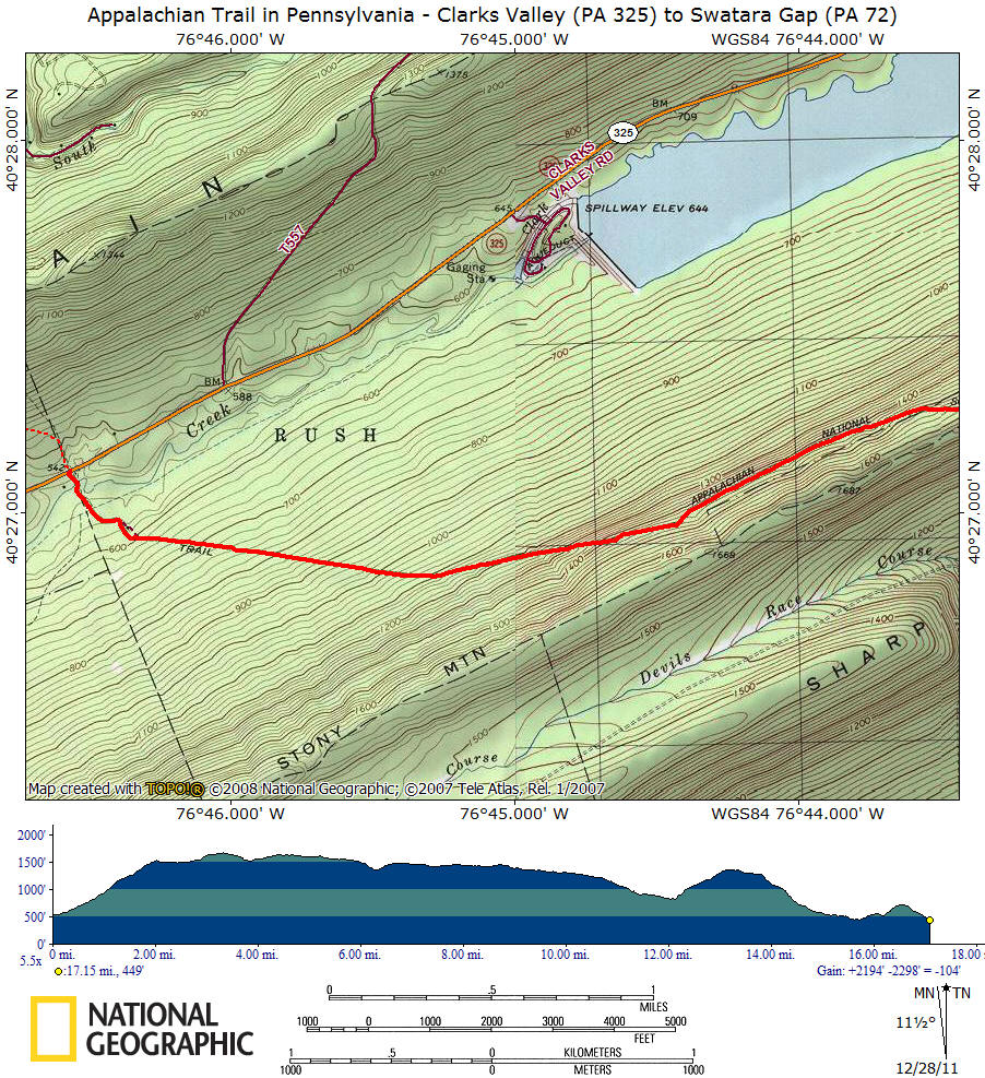 AT in PA Clarks Valley to Swatara Gap