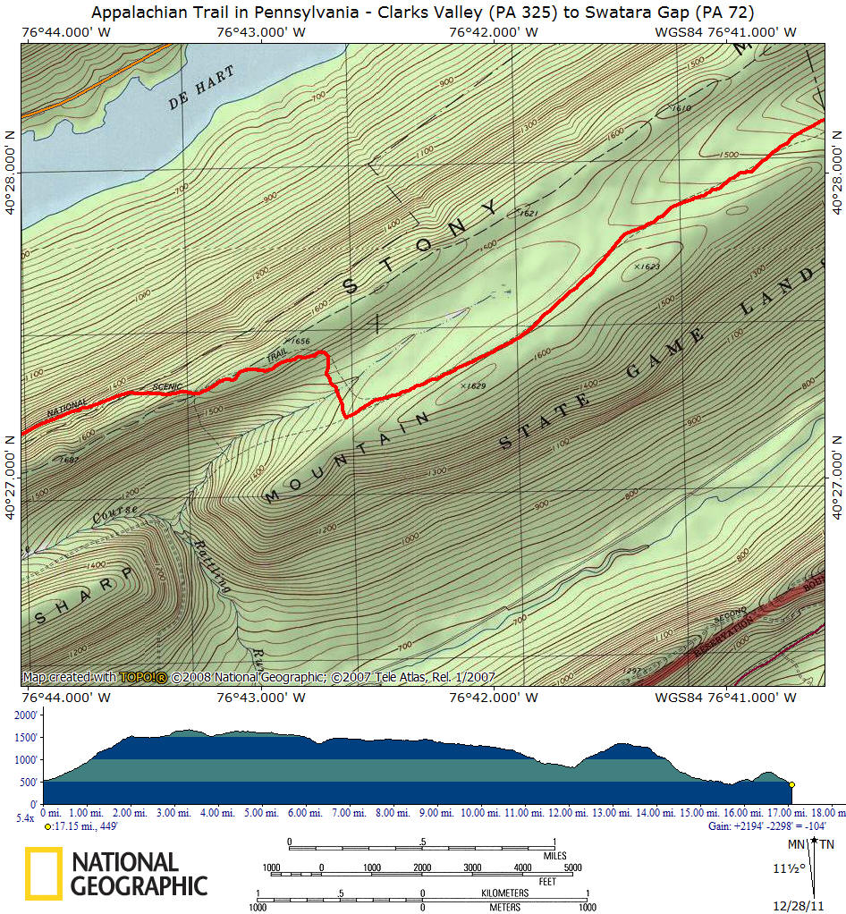 AT in PA Clarks Valley to Swatara Gap