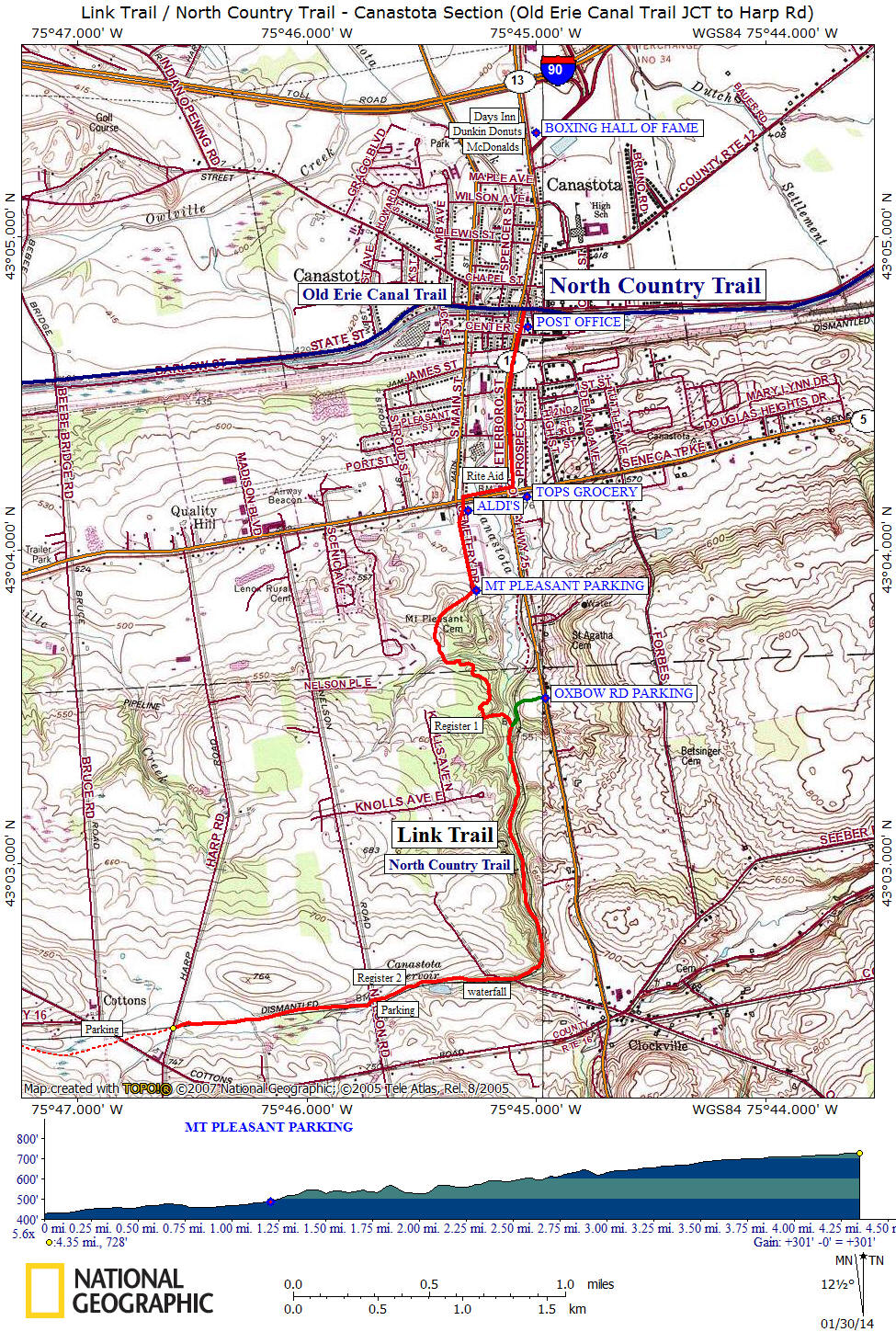 Link Trail/North Country Trail Canastota Section