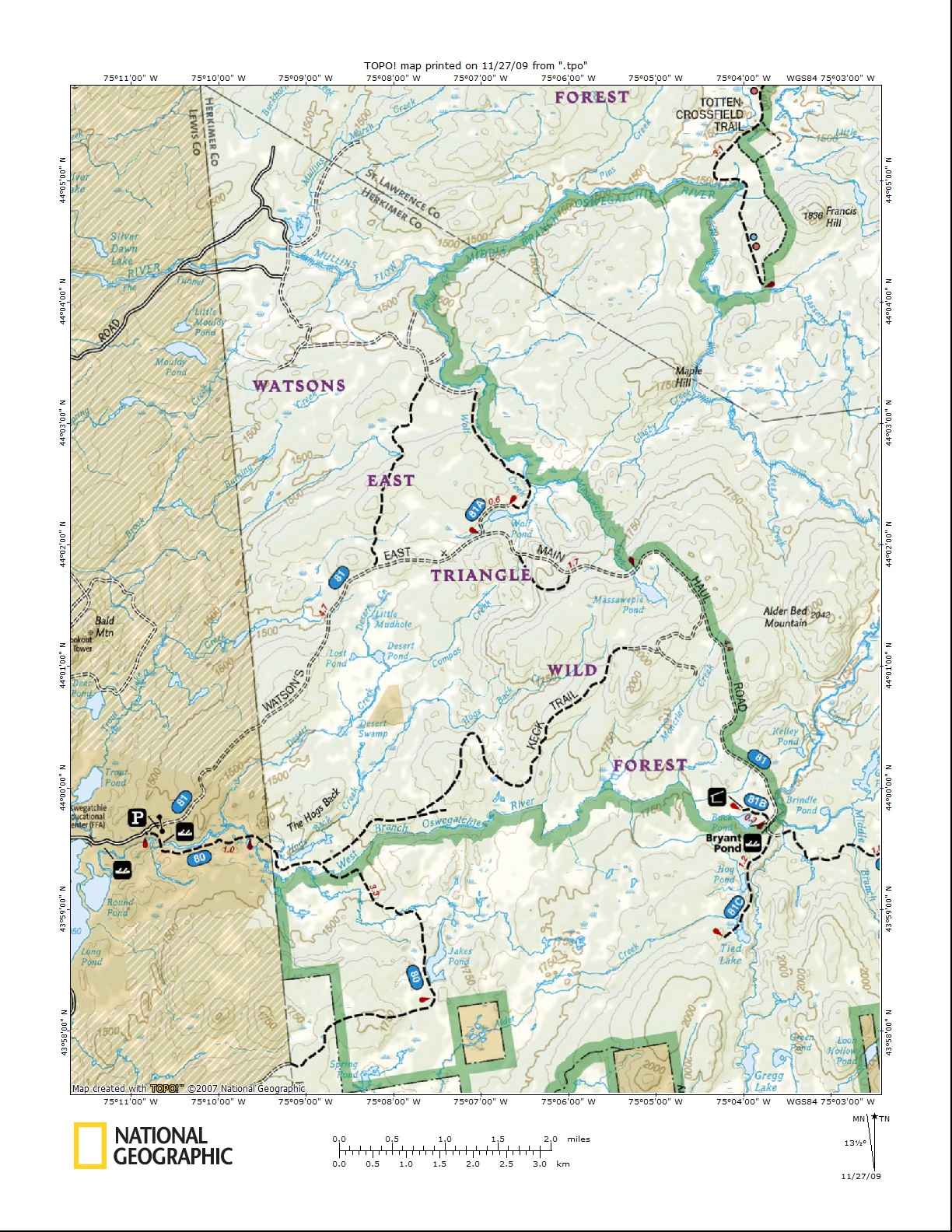 Watsons East Triangle Wild Forest