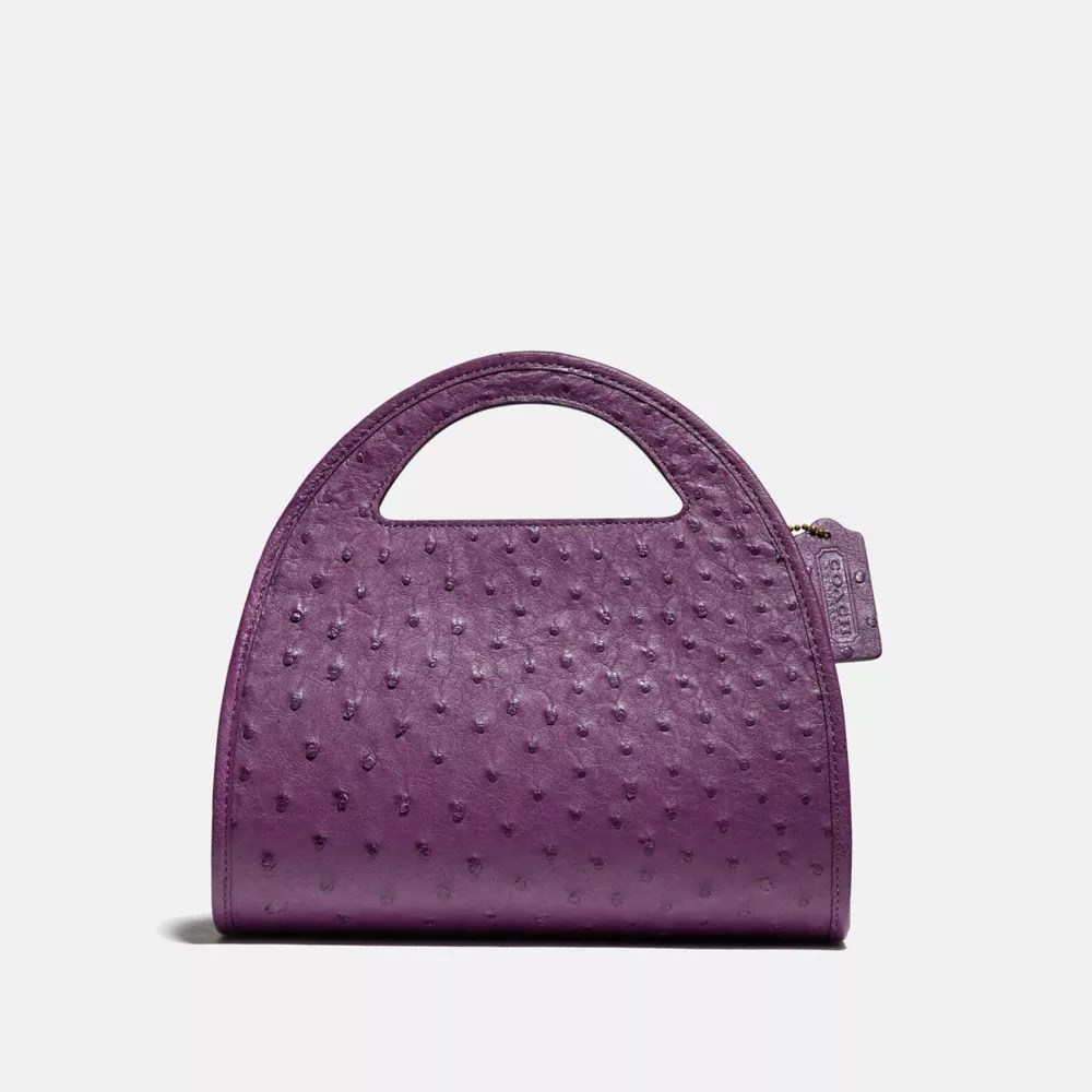 COACH® Zip Dome Crossbody In Ostrich