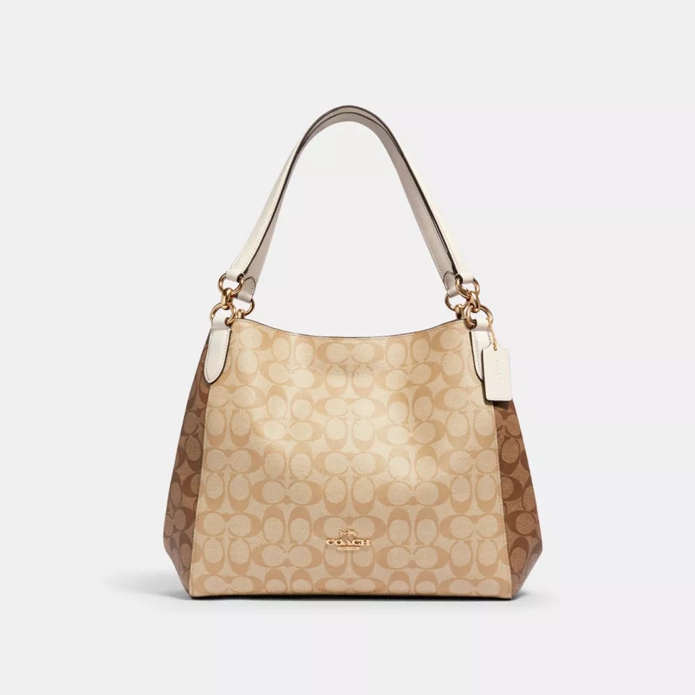 COACH® Outlet COACH® Outlet Hallie Shoulder Bag In Signature Canvas