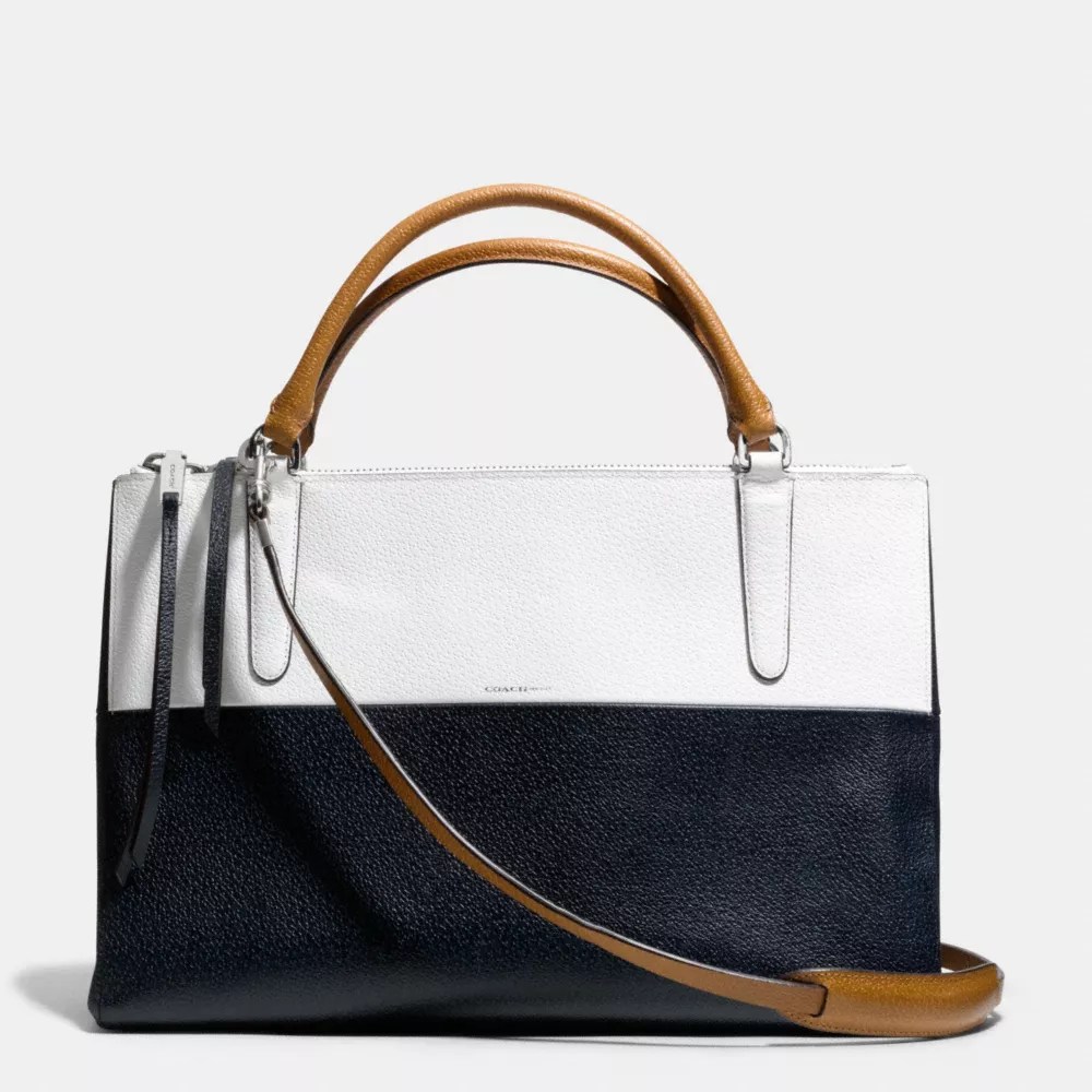 COACH® The Borough Bag In Colorblock Boarskin Leather