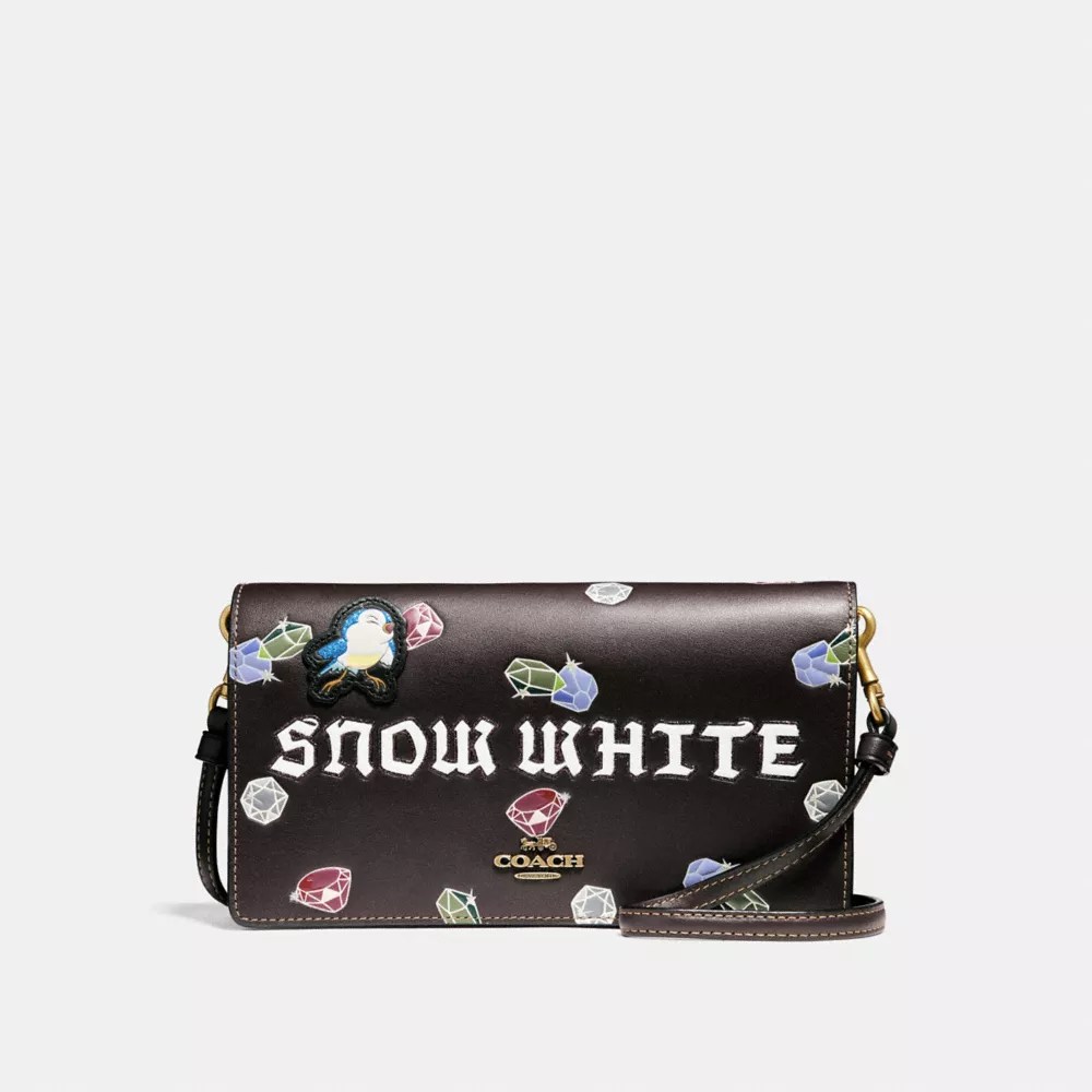 COACH® Disney X Coach Snow White Foldover Crossbody Clutch COACH®