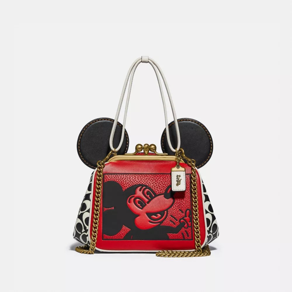 COACH® Outlet COACH® Disney Mickey Mouse X Keith Haring Kisslock Bag