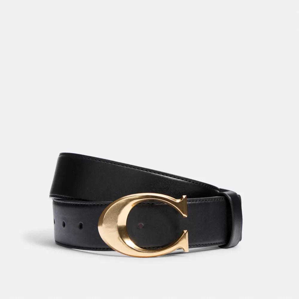 COACH® Outlet Signature Buckle Belt, 38 Mm