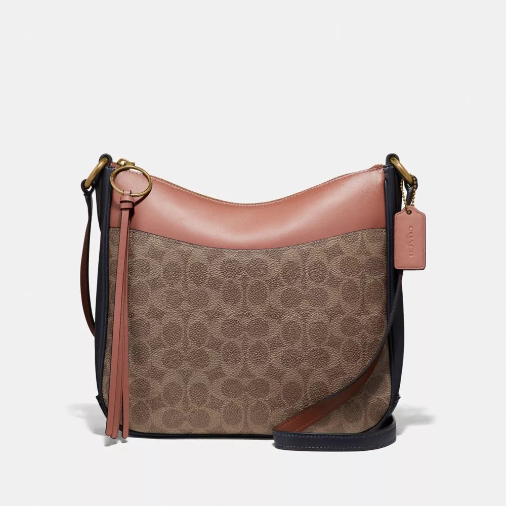 COACH® Chaise Crossbody Bag In Colorblock Signature Canvas