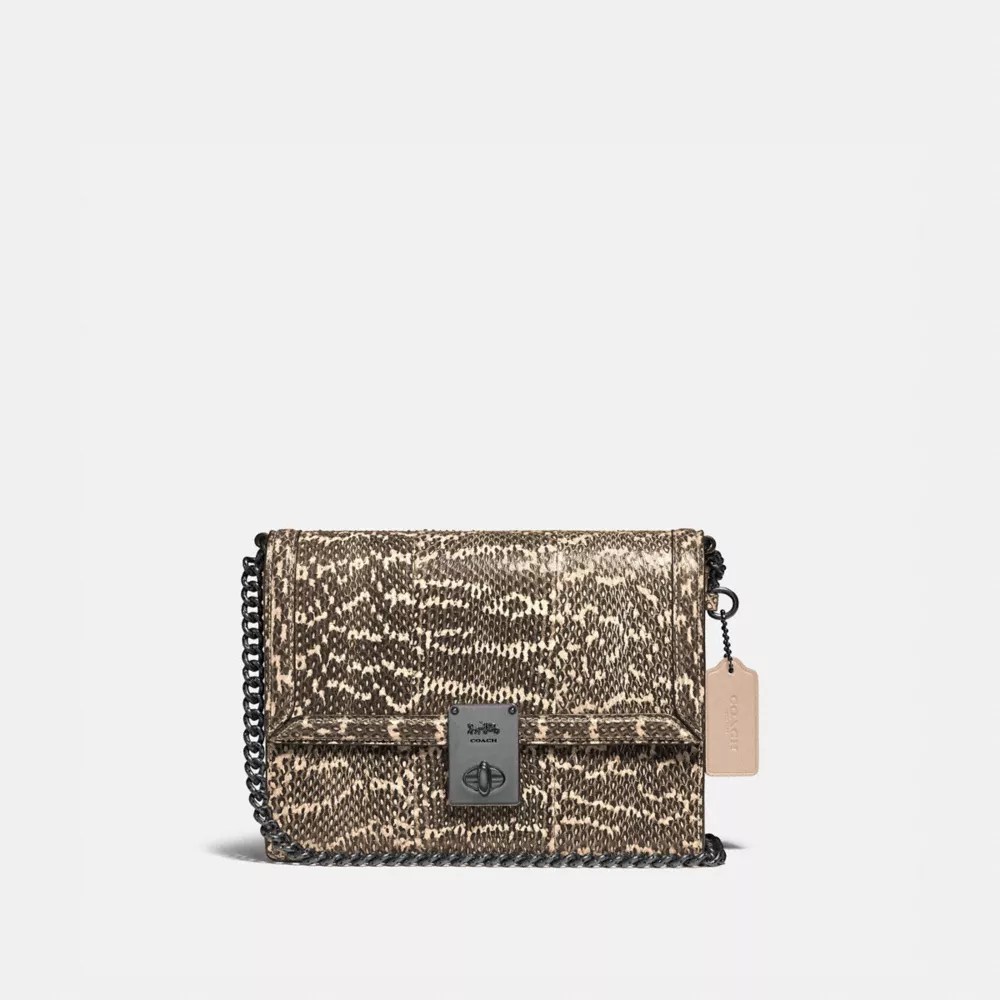 COACH® Outlet Hutton Shoulder Bag In Snakeskin